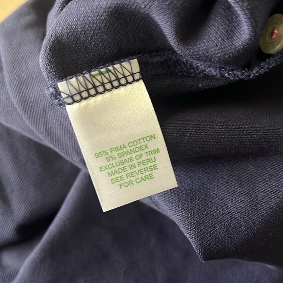Lilly Pulitzer navy polo shirt - Picture 4 of 5